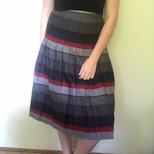 Vintage made in W Germany long pleated skirt